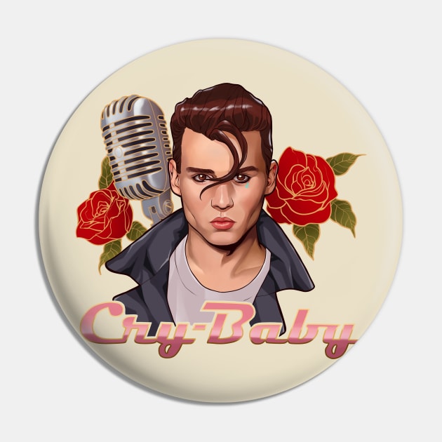 Cry Baby Pin by RomyJones