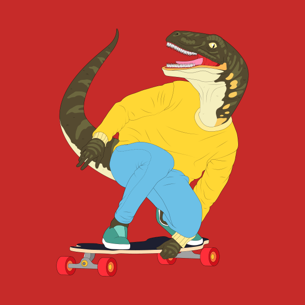 Skate Raptor by Woah_Jonny