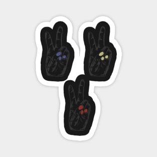 Peace Sign Sticker Pack Magnet