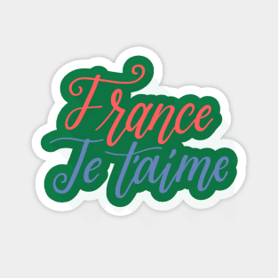 France Je T'aime Magnet