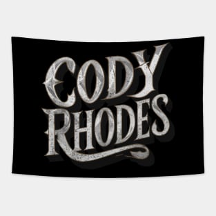 Cody Rhodes Typography Tapestry