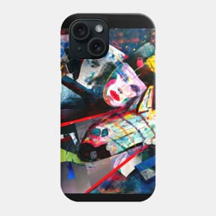 Moon Shot in Outer Space Phone Case