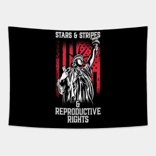 Stars & Stripes & Reproductive Rights // Lady Liberty Womens Rights Tapestry