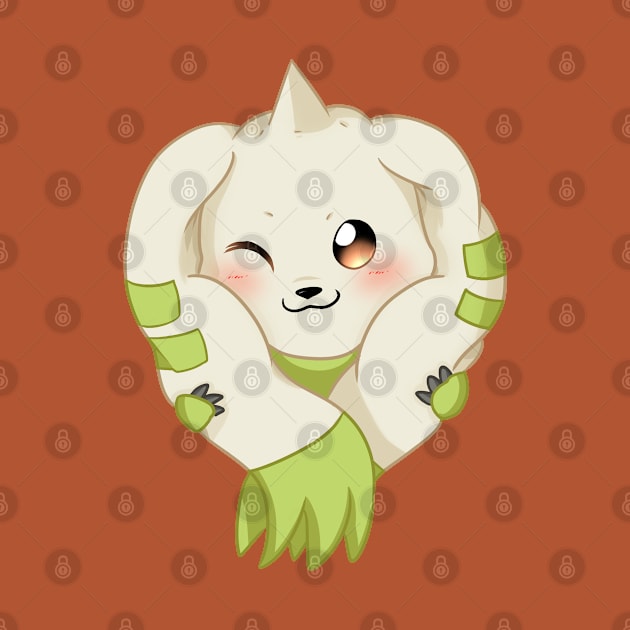 Terriermon Cuddle by RadicalYue