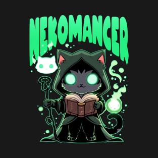 Nekomancer Kawaii Cat Necromancer T-Shirt