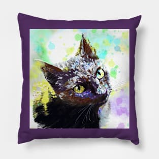 colorful cat Pillow