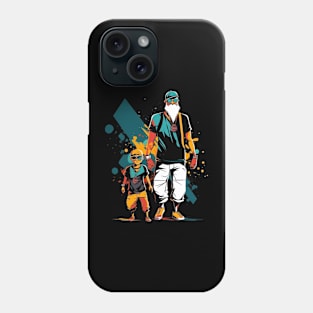 Father and Son Graffiti Phone Case