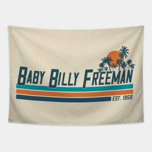 Baby Billy Freeman - Retro Minimalist Beach / Vintage Florida Tapestry