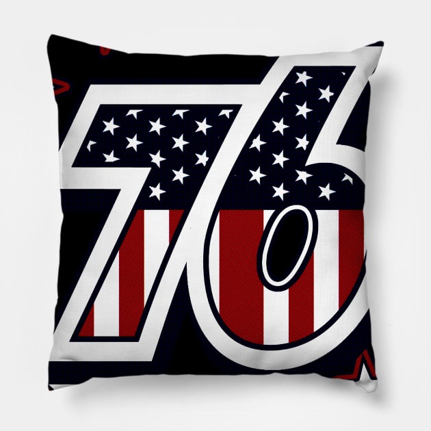 Spirit of 76 Pillow by VanceCapleyArt1972