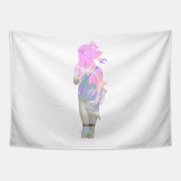 Vapor Angel Tapestry by Huxley