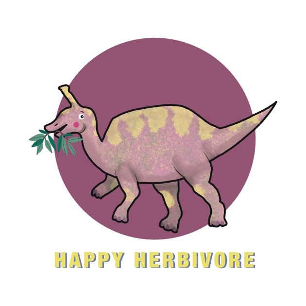 Tsintaosaurus - Happy Herbivore by louendicott