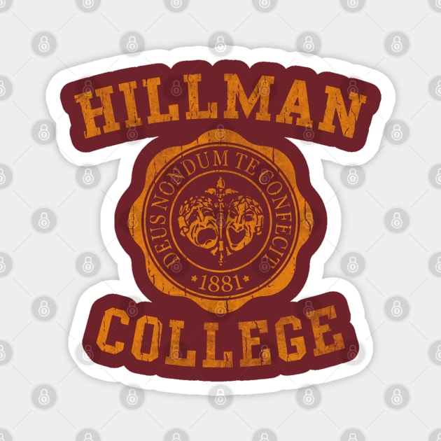 Hillman College - Yellow Magnet by sobermacho