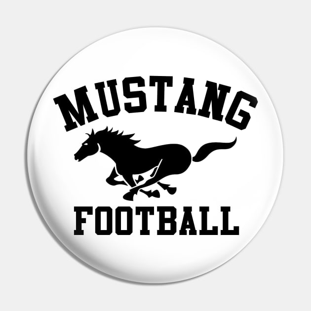 GG Mustangs BL Pin by PopCultureShirts