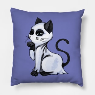 Ghost cat Pillow