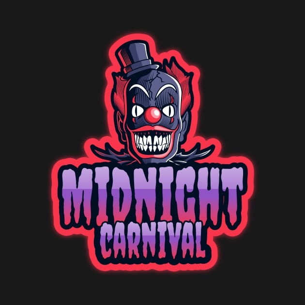 Midnight Carnival Killer Clown by Tip Top Tee's