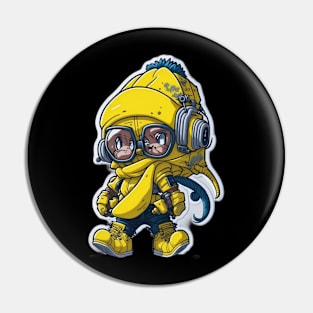 Banana hip hop Pin