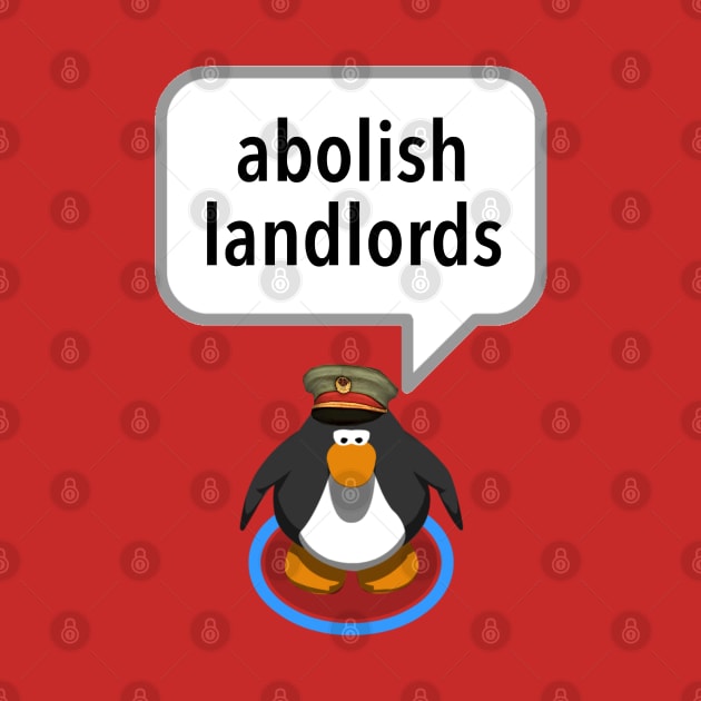 Abolish Landlords - Club Penguin by Football from the Left