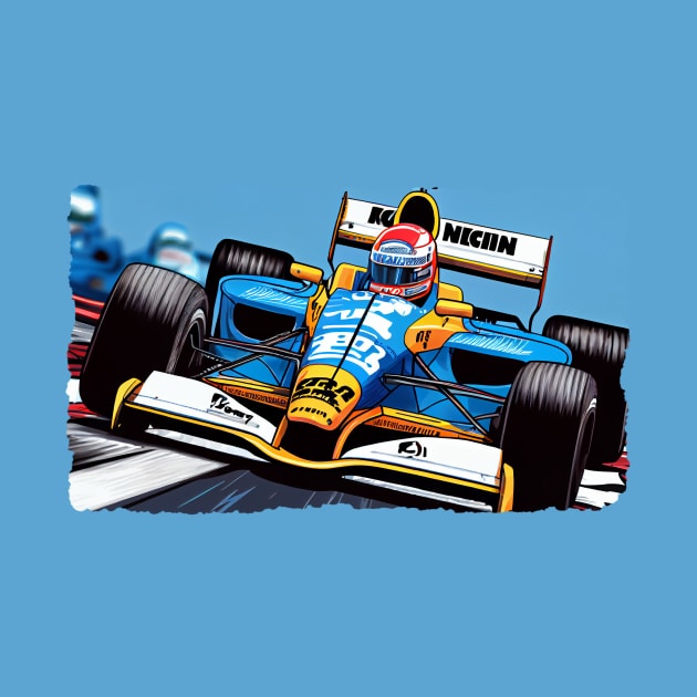 Fernando Alonso Renault by Pixy Official