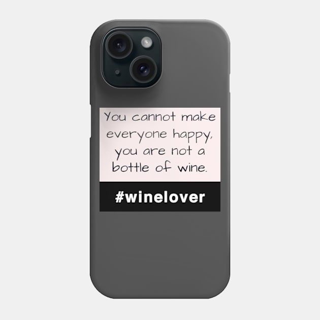 Bottle of wine Phone Case by winelover