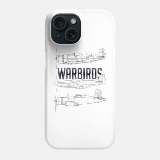 A Gathering of Warbirds: P-51 Mustang, P-47 Thunderbolt, F4U Corsair Phone Case