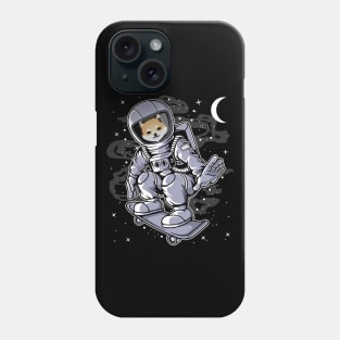 Astronaut Skate Dogelon Mars ELON Coin To The Moon Crypto Token Cryptocurrency Blockchain Wallet Birthday Gift For Men Women Kids Phone Case