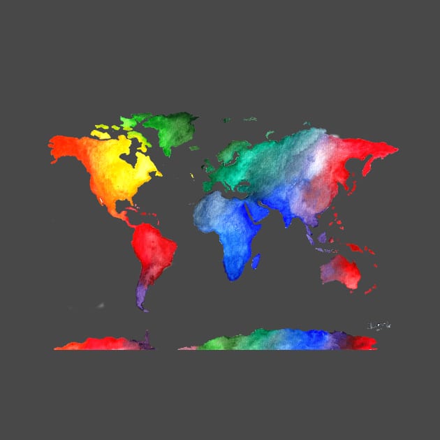 Earth Colorful by ILoresart