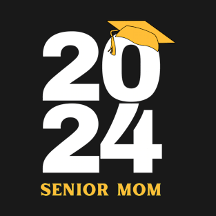 SENIOR 2024 MOM GRADUATE CUTE HEART CLASS OF 2024 T-Shirt