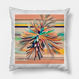 Pastel Pine Cone with Needles Pillow