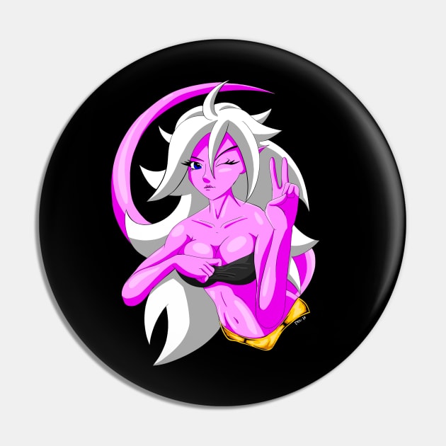 DBZ Android 21 Pin by DarkArtsStudios