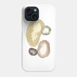 Watercolor balancing stones 2 Phone Case