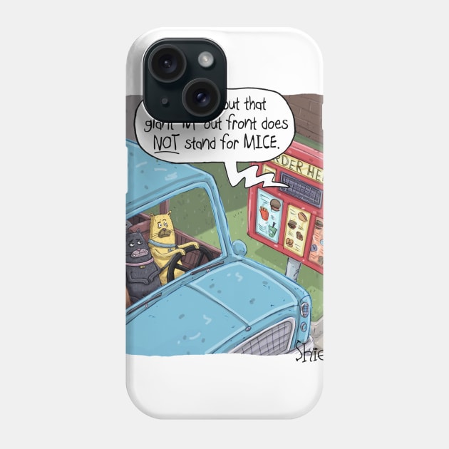 Kitty Drive Thru Phone Case by macccc8