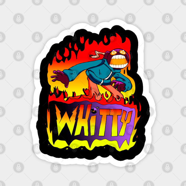 Fnf Whitty Mod Character Graffiti Fnf Whitty Magnet Teepublic