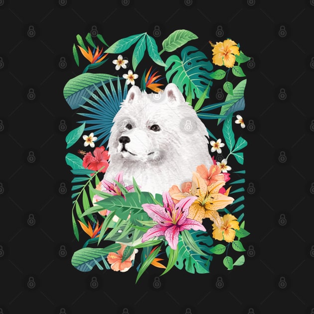 Tropical Samoyed by LulululuPainting