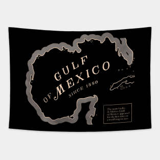 Gulf Of Mexico Map Tapestry