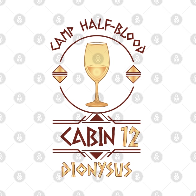 Cabin #12 in Camp Half Blood, Child of Dionysus – Percy Jackson inspired design by NxtArt