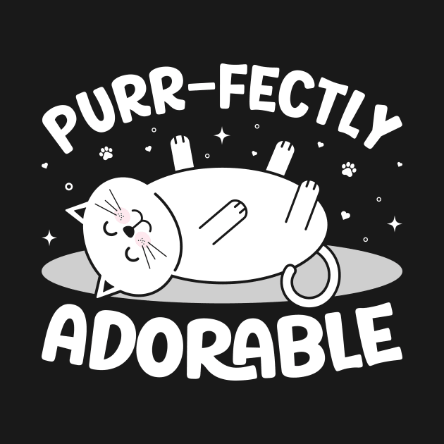 Purr-fectly Adorable Cat Lover Tee by Imtu