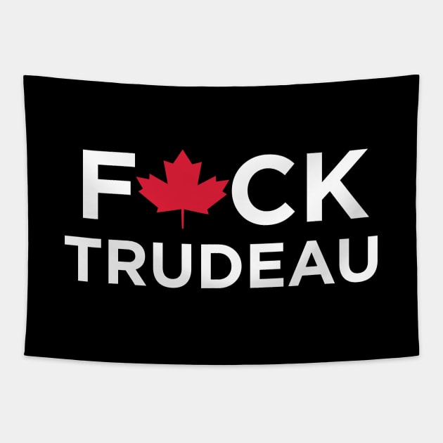 Fuck Trudeau Tapestry by N8I