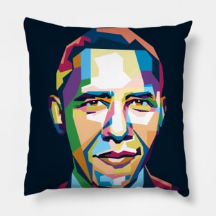 abstract Obama in WPAP Pillow