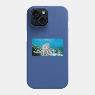 Octopus on the Seabed Phone Case