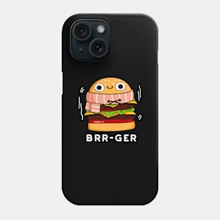Brr-ger Cute Freezing Burger Pun Phone Case
