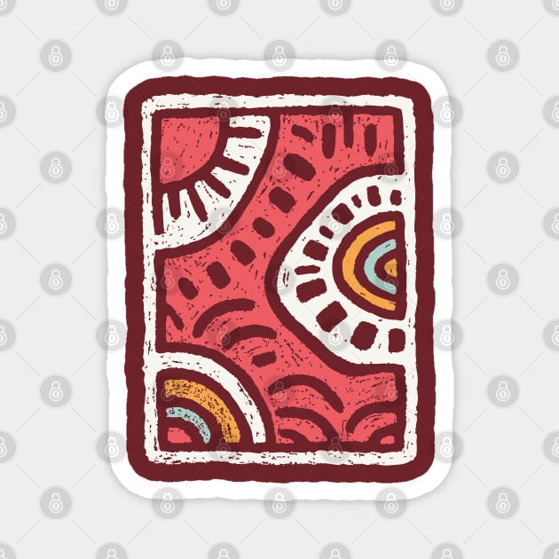 Abstract Water Dance | Rhythmic River Flow Magnet by TuncGK