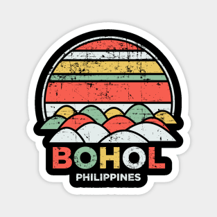 Vintage Bohol Chocolate Hills Philippines Pilipinas Gift Magnet