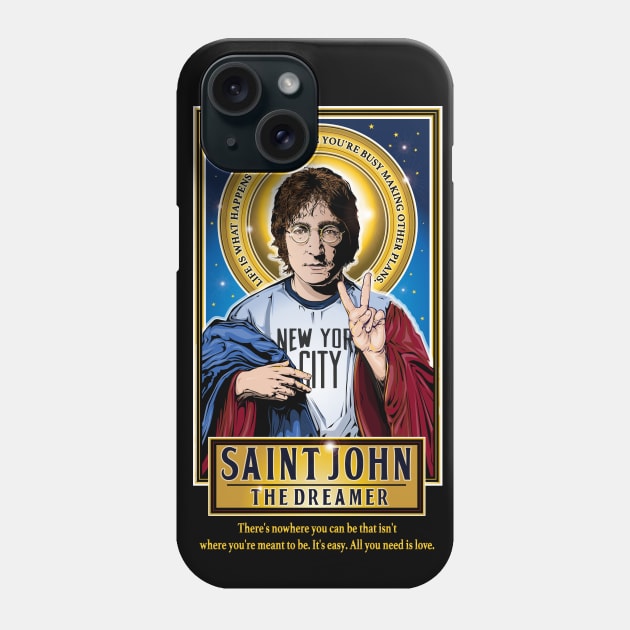 John The Dreamer Phone Case by Pop Art Saints