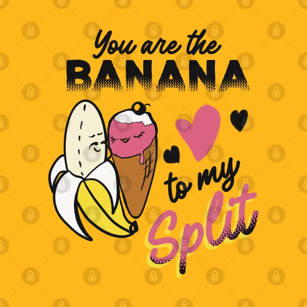 Banana Split Love, Valentine's Day by Dreamlara