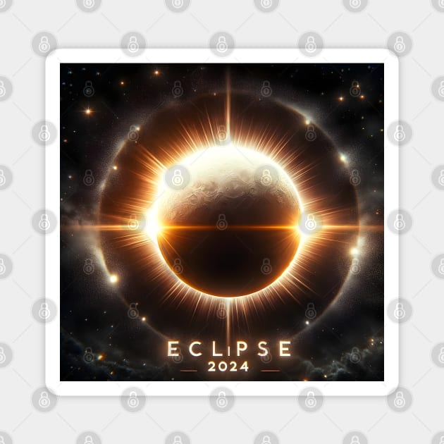 Eclipse 2024 Magnet by OddHouse