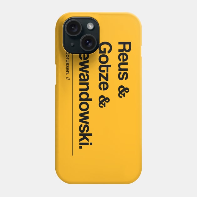 The Legends of Die Borussen Phone Case by MUVE