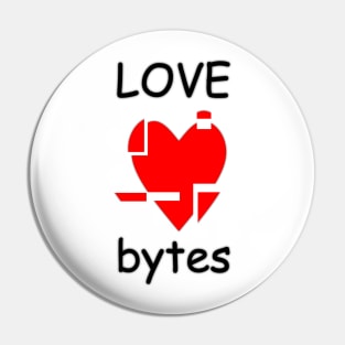 Love bites bytes Pin