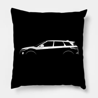 Range Rover Evoque (2019) Silhouette Pillow