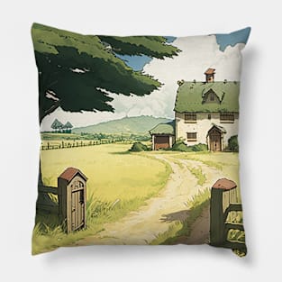 Farmhouse - Postcard Series Pillow