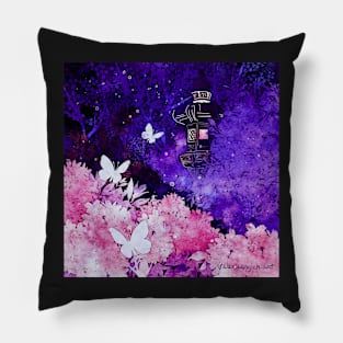 Purple and Pink Luna Butterfly Shrine Pillow